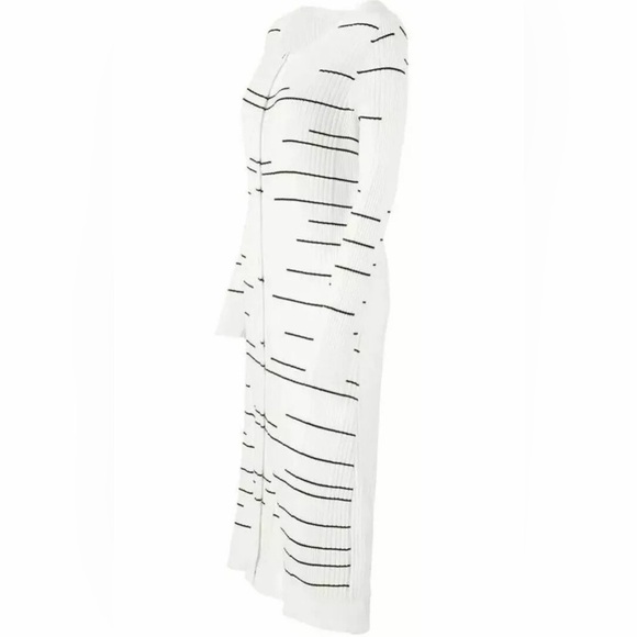 Cabi Style #5638 Dashes Sweater Long Duster Ribbed Size M EUC Item# AM - Picture 5 of 10